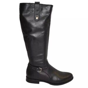 New! LA CANADIENNE Lanie Waterproof Leather Boot Size 8 Black DD464